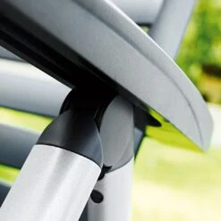 Kettler Wave Klappsessel Aluminium/Kunststoff Silber/Anthrazit -Garten Leben kettler wave multipositionssessel silber anthrazit 0302001 0000 10