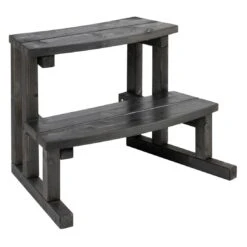 KIRAMI Comfort Steady M Badefass-Set Hot Tub Ø170cm Night Black/Caramel Beige -Garten Leben kirami comfort steady m badefass set durchm170cm 1383033 3