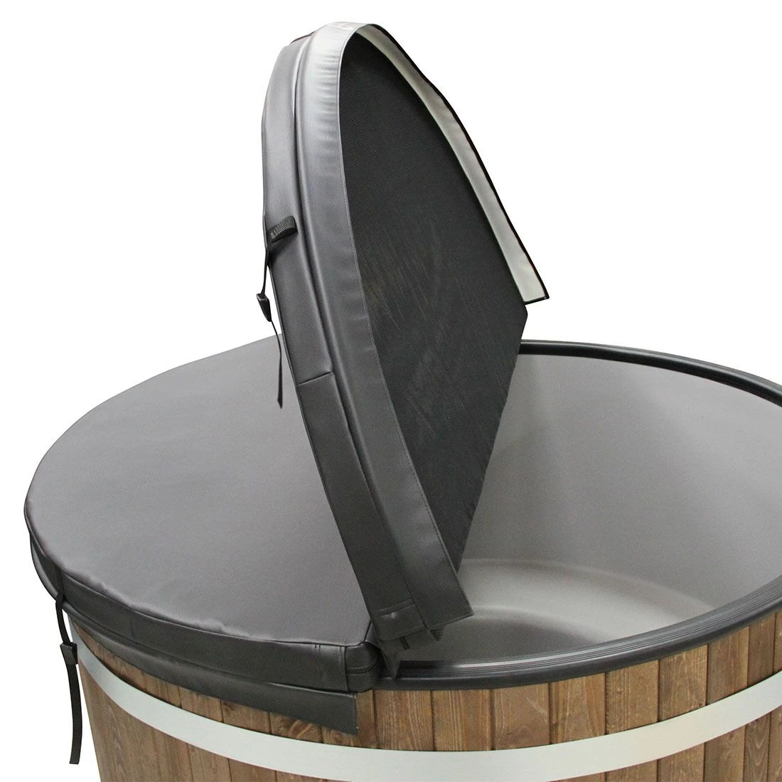 KIRAMI Comfort Steady M Badefass-Set Hot Tub Ø170cm Natur/Casual Grey 7 KIRAMI Comfort Steady M Badefass-Set Hot Tub Ø170cm Natur/Casual Grey – Bild 5