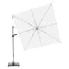 Knirps Ampelschirm Premium 275x275cm Weiß -Garten Leben knirps pendelschirm 275x275cm axial schwenkbar weiss 1190632 1