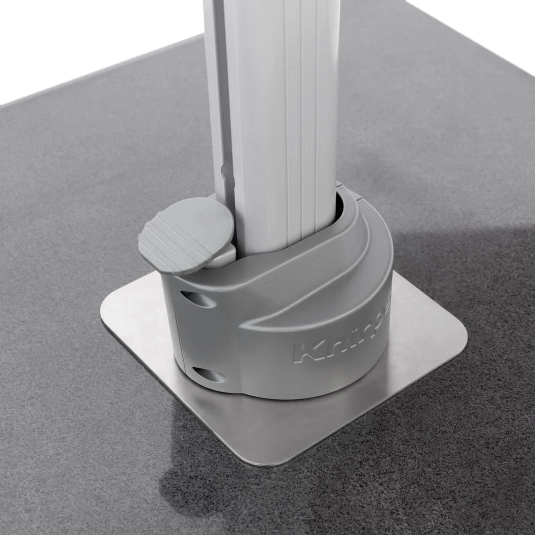 Knirps Ampelschirm Premium 275x275cm Weiß 8 Knirps Ampelschirm Premium 275x275cm Weiß – Bild 6