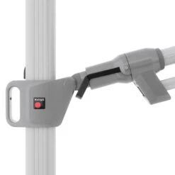 Knirps Pendelschirm Premium Ø340cm Rund Weiß -Garten Leben knirps pendelschirm o340cm axial schwenkbar weiss 1190621 9