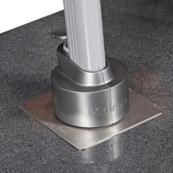 Knirps Pendelschirm Premium Ø340cm Rund Dunkelgrau -Garten Leben knirps pendelschirm premium o340cm dunkelgrau 4