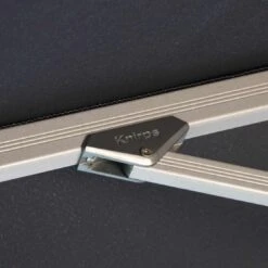 Knirps Pendelschirm Premium Ø340cm Rund Hellgrau -Garten Leben knirps pendelschirm premium o340cm hellgrau 7