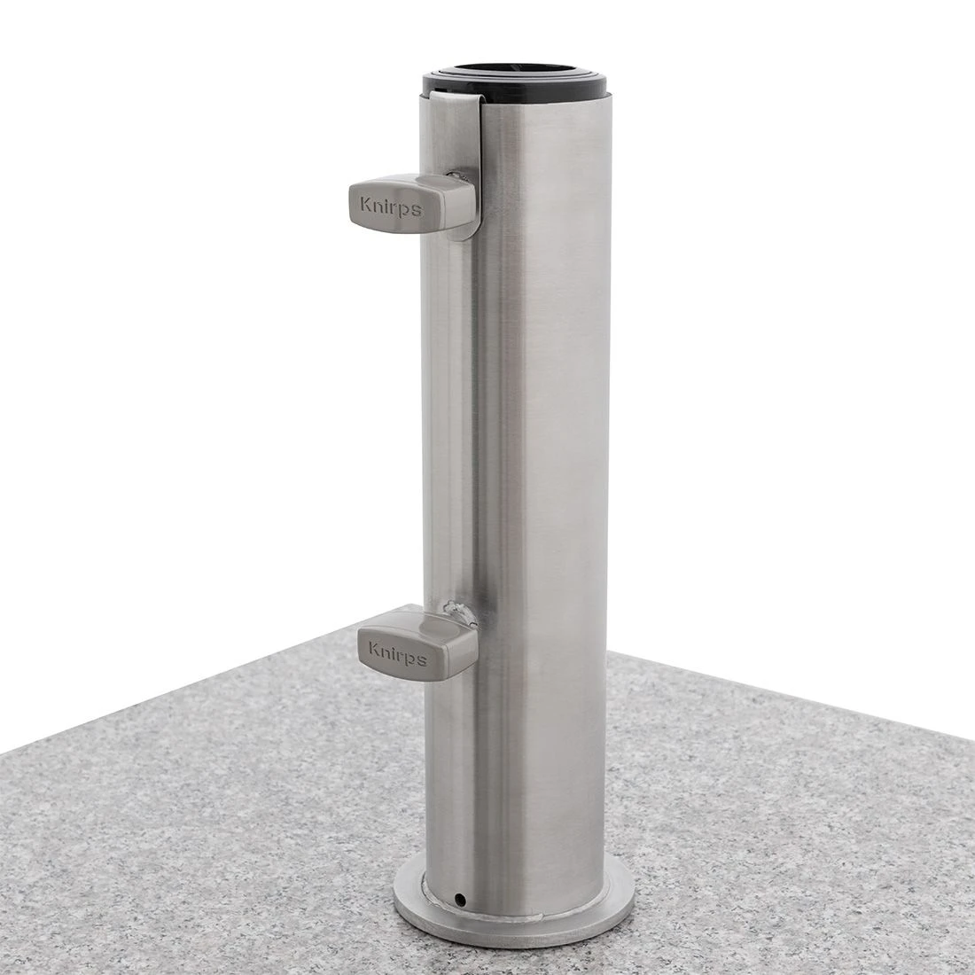 Knirps Schirmständer Granit 50 Kg Mit 4 Rollen Granit Hell 6 Knirps Schirmständer Granit 50 Kg Mit 4 Rollen Granit Hell – Bild 4