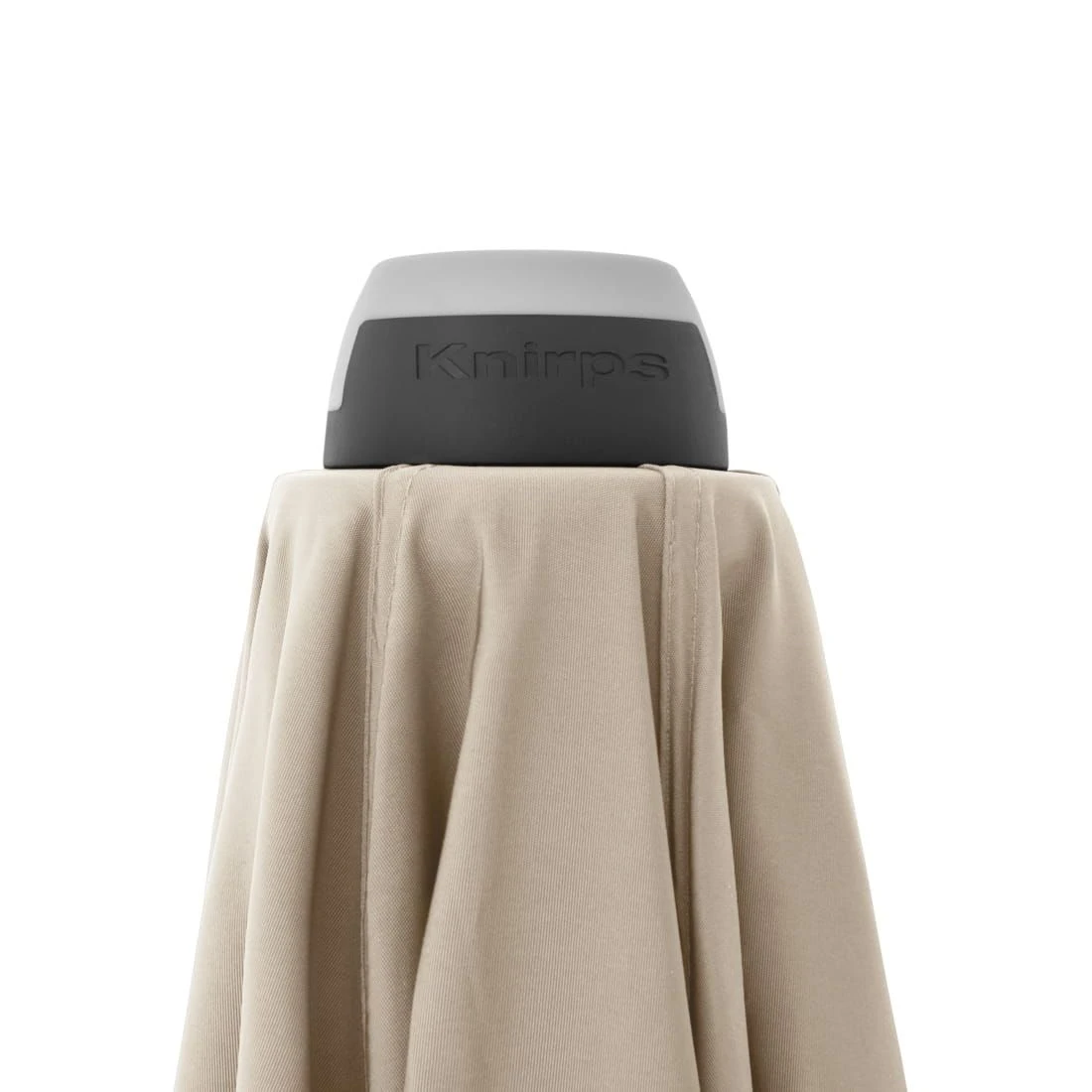 Knirps Silver Mittelstockschirm 230x150cm Mit Kurbel Natur 7 Knirps Silver Mittelstockschirm 230x150cm Mit Kurbel Natur – Bild 5