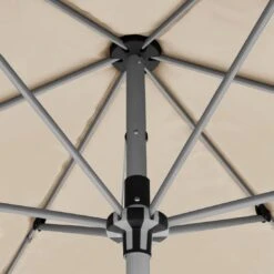 Knirps Silver Mittelstockschirm 230x150cm Mit Kurbel Natur 18 Knirps Silver Mittelstockschirm 230x150cm Mit Kurbel Natur -Garten Leben knirps silver balkonschirm kurbel n hv 230x150cm off white 1190115 6
