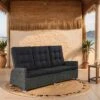 LC Garden Barcelona Gartensofa Komfort Geflecht Grau Mix/Schwarz -Garten Leben l c wholesaler barcelona 3 sitzersofa dining geflecht grey mix anthrazit 1094085 1