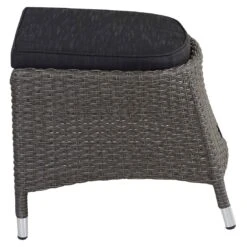 LC Garden Barcelona Fußauflage Aluminium/Geflecht Grau Mix/Schwarz -Garten Leben l c wholesaler barcelona hocker geflecht grey mix 997010 3