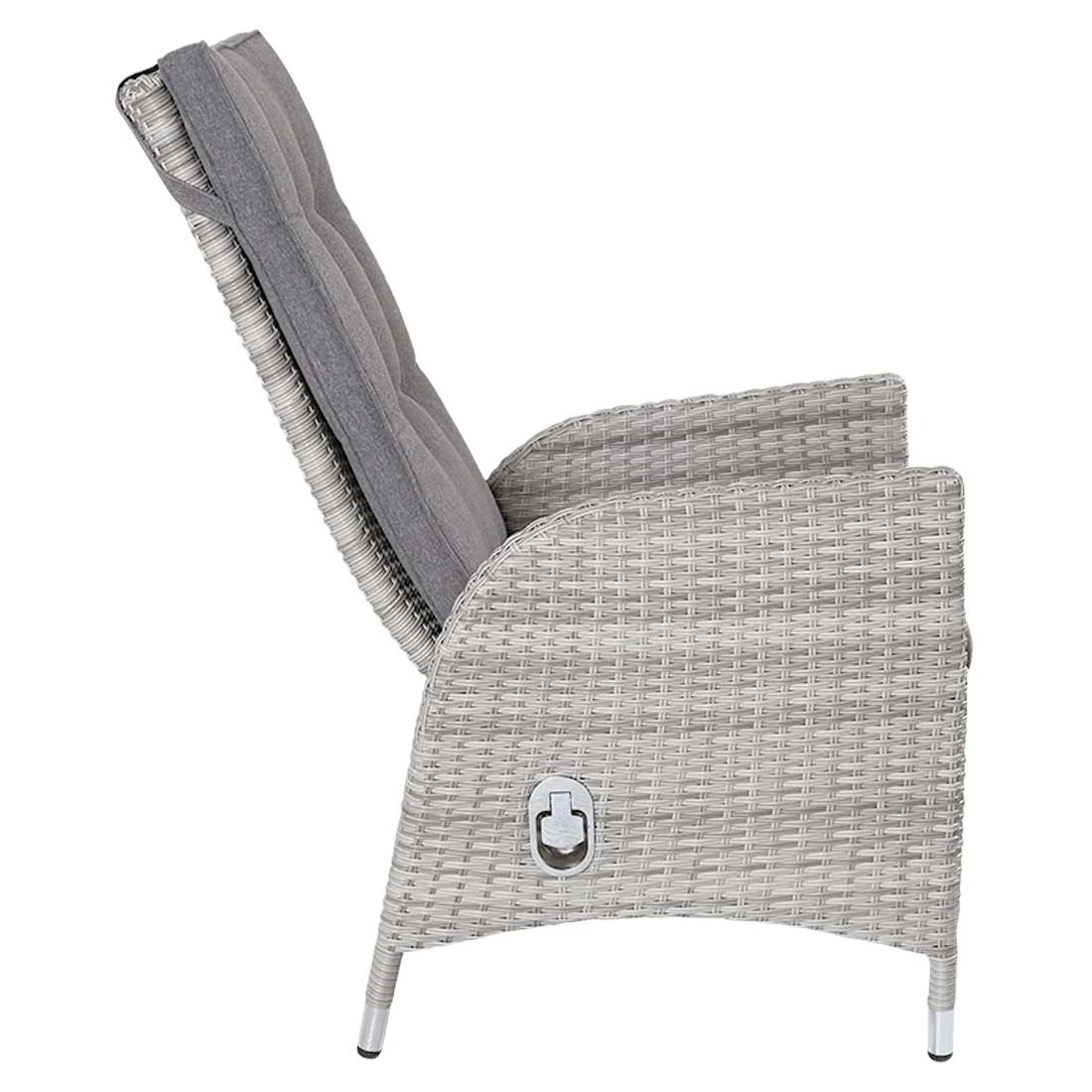 LC Garden Parma Gartensessel Geflecht/Polyester White Grey/Grey 5 LC Garden Parma Gartensessel Geflecht/Polyester White Grey/Grey – Bild 3