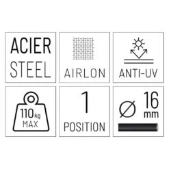 Lafuma Pop Up XL Gartenstuhl Stahl/Airlon Titane/Azur 15 Lafuma Pop Up XL Gartenstuhl Stahl/Airlon Titane/Azur -Garten Leben lafuma pop up xl gartenstuhl stahl airlonr uni 1460462 7