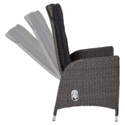 LC Garden Barcelona Gartenmöbel-Set 8-tlg. Tisch 220x100cm Grau-Mix -Garten Leben lc garden barcelona gartenmoebel set 8 tlg tisch 220x100cm 1486103 3