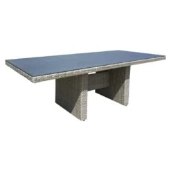 LC Garden Bilbao Gartenmöbelset 3-tlg. Tisch 220x100cm Grau -Garten Leben lc garden bilbao gartenmobelset 3tlg tisch 220x100 cm stone grey 1179654 4