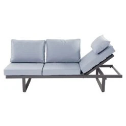 LC Garden Bondino Loungeset 2-tlg. Aluminium/Polyester Anthrazit/Grau -Garten Leben lc garden bondino gartensofa set 2 tlg aluminium polyester 1485487 4