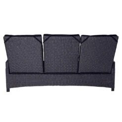 LC Garden Keramo Gartensofa Inkl. Kissen Aluminium/Geflecht Anthrazit/Grau Mix -Garten Leben lc garden keramo 3 sitzersofa inkl kissen aluminium geflecht 1345578 5