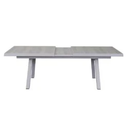 LC Garden Keramo Ausziehtisch 200/260x100 Cm Aluminium/Keramik Off White/Easy Grey -Garten Leben lc garden keramo ausziehtisch 200 260x100 cm aluminium keramik 1434359 3
