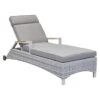 LC Garden Keramo Gartenliege Aluminium/Geflecht Off White/Weiß-Mix -Garten Leben lc garden keramo rollliege aluminium geflecht 1434381 1