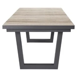LC Garden Komido Ausziehtisch 200/260x100cm Aluminium/Keramik Anthrazit/Braun -Garten Leben lc garden komido ausziehtisch 200 260x100cm alu keramik anthrazit holzoptik grau 1217934 6