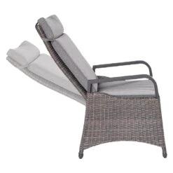 LC Garden Komido Gartenmöbel-Set 7-tlg. Tisch 200/260x100cm Anthrazit/Omega Braun -Garten Leben lc garden komido gartenmoebel set 7 tlg tisch 200 260x100cm 1495156 3