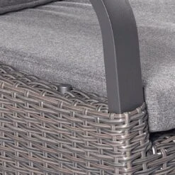 LC Garden Komido Gartenmöbel-Set 7-tlg. Tisch 200/260x100cm Anthrazit/Omega Braun -Garten Leben lc garden komido gartenmoebel set 7 tlg tisch 200 260x100cm 1495156 5