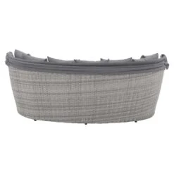 LC Garden Parma Loungeinsel Inkl. Kissen Geflecht White Grey -Garten Leben lc garden parma loungeinsel oval inkl kissen geflecht 1345204 4