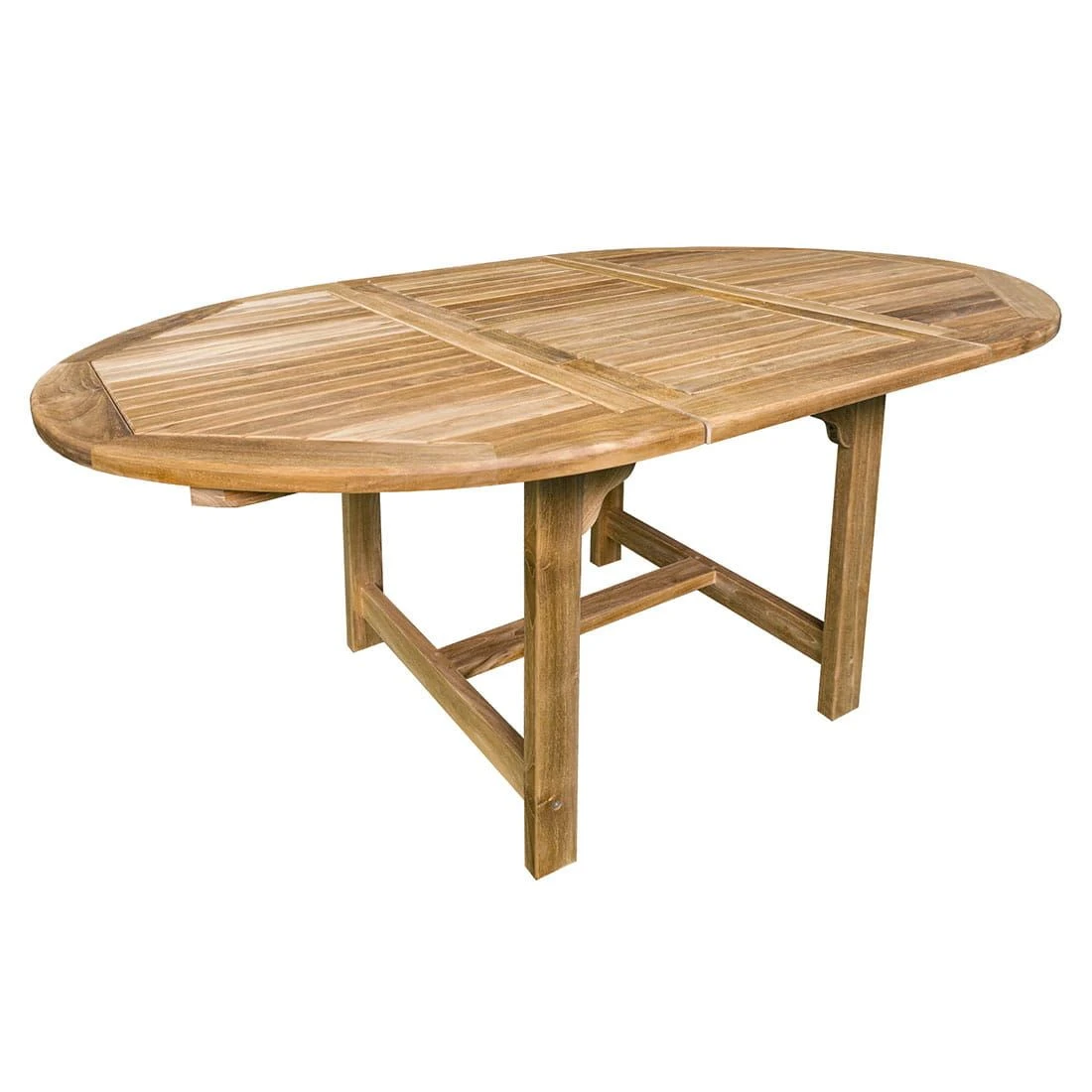 LC Garden Riva Ausziehtisch Ø120/170cm Teak Natur 3 LC Garden Riva Ausziehtisch Ø120/170cm Teak Natur