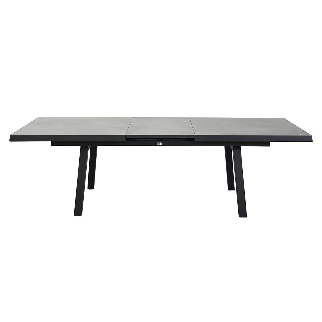 LC Garden Sondrino Ausziehtisch 200/260x100 Cm Aluminium/Keramik Schwarz Matt/Beton 4 LC Garden Sondrino Ausziehtisch 200/260x100 Cm Aluminium/Keramik Schwarz Matt/Beton – Bild 2