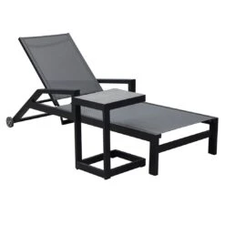 LC Garden Sondrino Beistelltisch 32x40cm Aluminium/Keramik Schwarz Matt/Beton -Garten Leben lc garden sondrino beistelltisch 32x40cm aluminium keramik 1433523 5