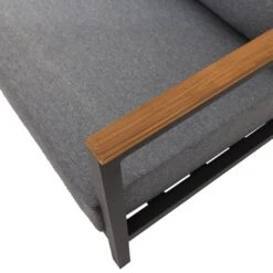 LC Garden Sondrino Eck-/Endmodul Aluminium/Polyester Anthrazit/Off-White-Schwarz -Garten Leben lc garden sondrino endmodul links 90x90 cm alu polyester 1434469 6