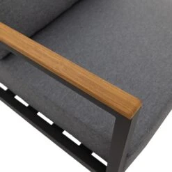 LC Garden Sondrino Ecklounge 5-tlg. Aluminium/Polyester Anthrazit/Off-White-Schwarz -Garten Leben lc garden sondrino loungeecke 5 tlg aluminium polyester 1487687 6