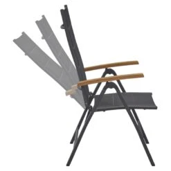 LC Garden Unicamo Klappsessel Aluminium/Textilene Anthrazit/Natur 12 LC Garden Unicamo Klappsessel Aluminium/Textilene Anthrazit/Natur -Garten Leben lc garden unicamo klappstuhl aluminium textilene teak 1433292 4