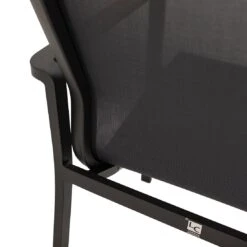 LC Garden Unicamo Stapelstuhl Aluminium/Textilene/Teak Anthrazit/Natur -Garten Leben lc garden unicamo stapelstuhl aluminium textilene teak 1433303 7