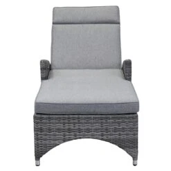 LC Garden Vivera Gartenliege Aluminium/Geflecht Anthrazit/Omega-Anthrazit -Garten Leben lc garden vivera gartenliege aluminium geflecht 1432401 3