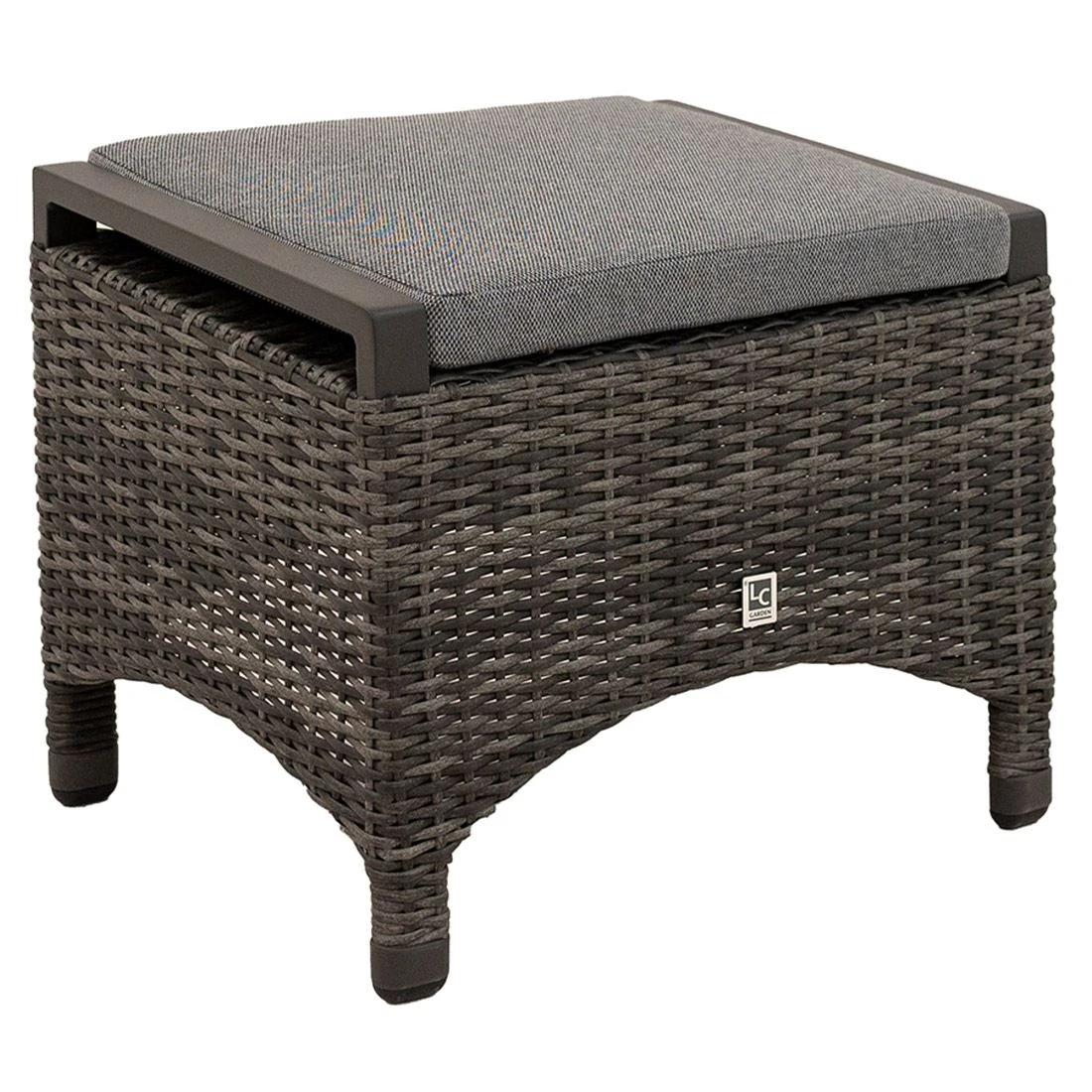 LC Garden Vivera Gartenhocker Aluminium/Geflecht Anthrazit/Omega-Anthrazit 3 LC Garden Vivera Gartenhocker Aluminium/Geflecht Anthrazit/Omega-Anthrazit