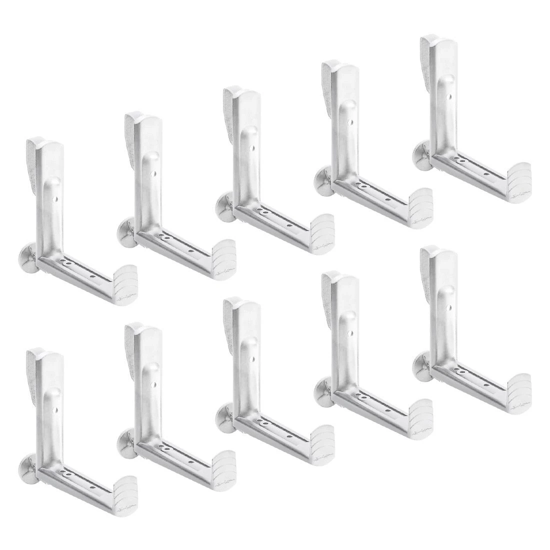 Lechuza Balconera Balkonkastenhalter 10 Stk. Kunststoff Weiß 3 Lechuza Balconera Balkonkastenhalter 10 Stk. Kunststoff Weiß