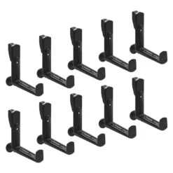 Lechuza Balconera Balkonkastenhalter 10 Stk. Kunststoff Schwarz