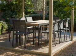 LifestyleGarden Amber Gartenmöbel-Set 9-tlg. Tisch 220x95cm Magnesium Grau/Grau Meliert 11 LifestyleGarden Amber Gartenmöbel-Set 9-tlg. Tisch 220x95cm Magnesium Grau/Grau Meliert -Garten Leben lifestylegarden amber gartenmoebel set 9 tlg tisch 220x95cm 1481868 3