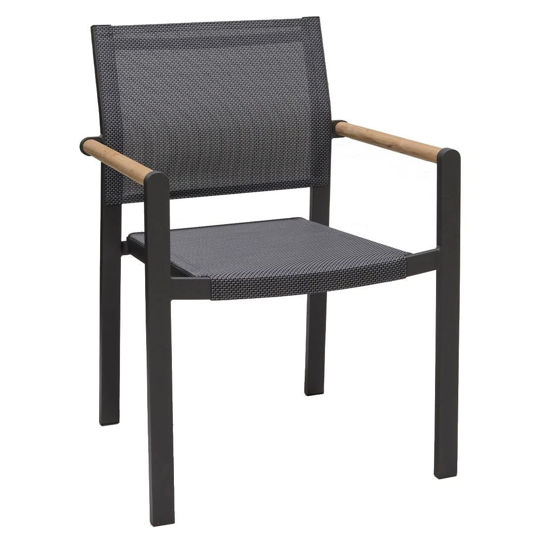 LifestyleGarden Amber Gartenmöbel-Set 9-tlg. Tisch 220x95cm Magnesium Grau/Grau Meliert 6 LifestyleGarden Amber Gartenmöbel-Set 9-tlg. Tisch 220x95cm Magnesium Grau/Grau Meliert – Bild 4