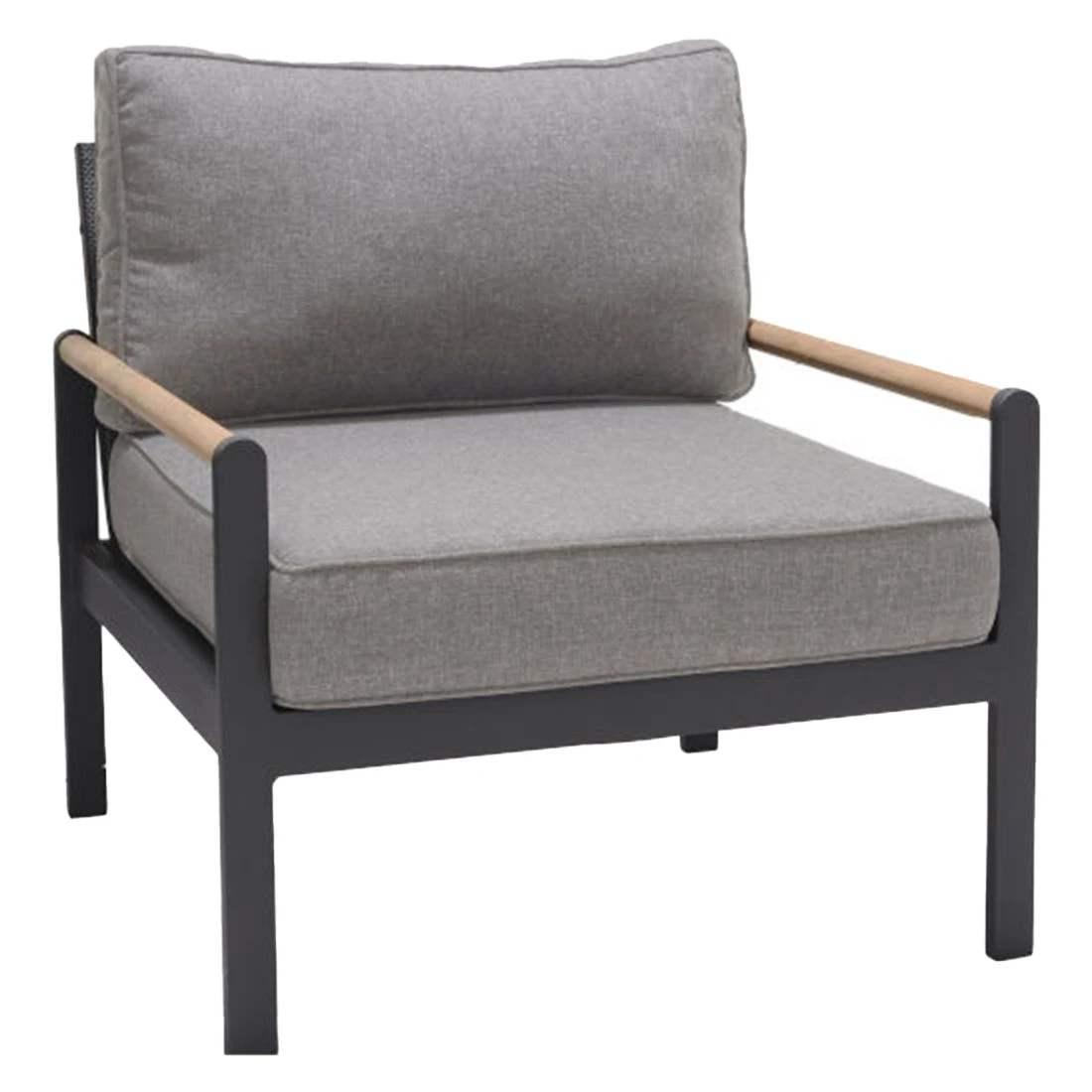 LifestyleGarden Amber Loungesessel Aluminium/Olefin Magnesium Grau/Roasted Sesame 4 LifestyleGarden Amber Loungesessel Aluminium/Olefin Magnesium Grau/Roasted Sesame – Bild 2