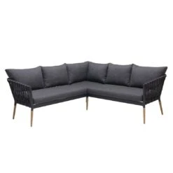 LifestyleGarden Ipanema Ecklounge Rope/Olefin Dunkelgrau/Grau -Garten Leben lifestylegarden ipanema loungeecke rope olefin 1351936 2