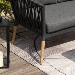 LifestyleGarden Ipanema Ecklounge Rope/Olefin Dunkelgrau/Grau -Garten Leben lifestylegarden ipanema loungeecke rope olefin 1351936 7