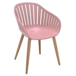 LifestyleGarden Nassau Gartenmöbel-Set 3-tlg. Tisch 70x70cm Teaklook/Pfingstrose -Garten Leben lifestylegarden nassau gartenmoebel set 3 tlg tisch 70x70cm 1481912 4