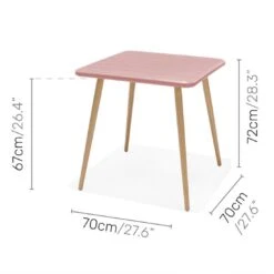 LifestyleGarden Nassau Gartenmöbel-Set 3-tlg. Tisch 70x70cm Teaklook/Pfingstrose -Garten Leben lifestylegarden nassau gartenmoebel set 3 tlg tisch 70x70cm 1481912 7