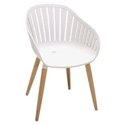 LifestyleGarden Nassau Gartenmöbel-Set 7-tlg. Tisch 160x90cm Teaklook/Korallensand -Garten Leben lifestylegarden nassau gartenmoebel set 7 tlg tisch 160x90cm 1482088 3