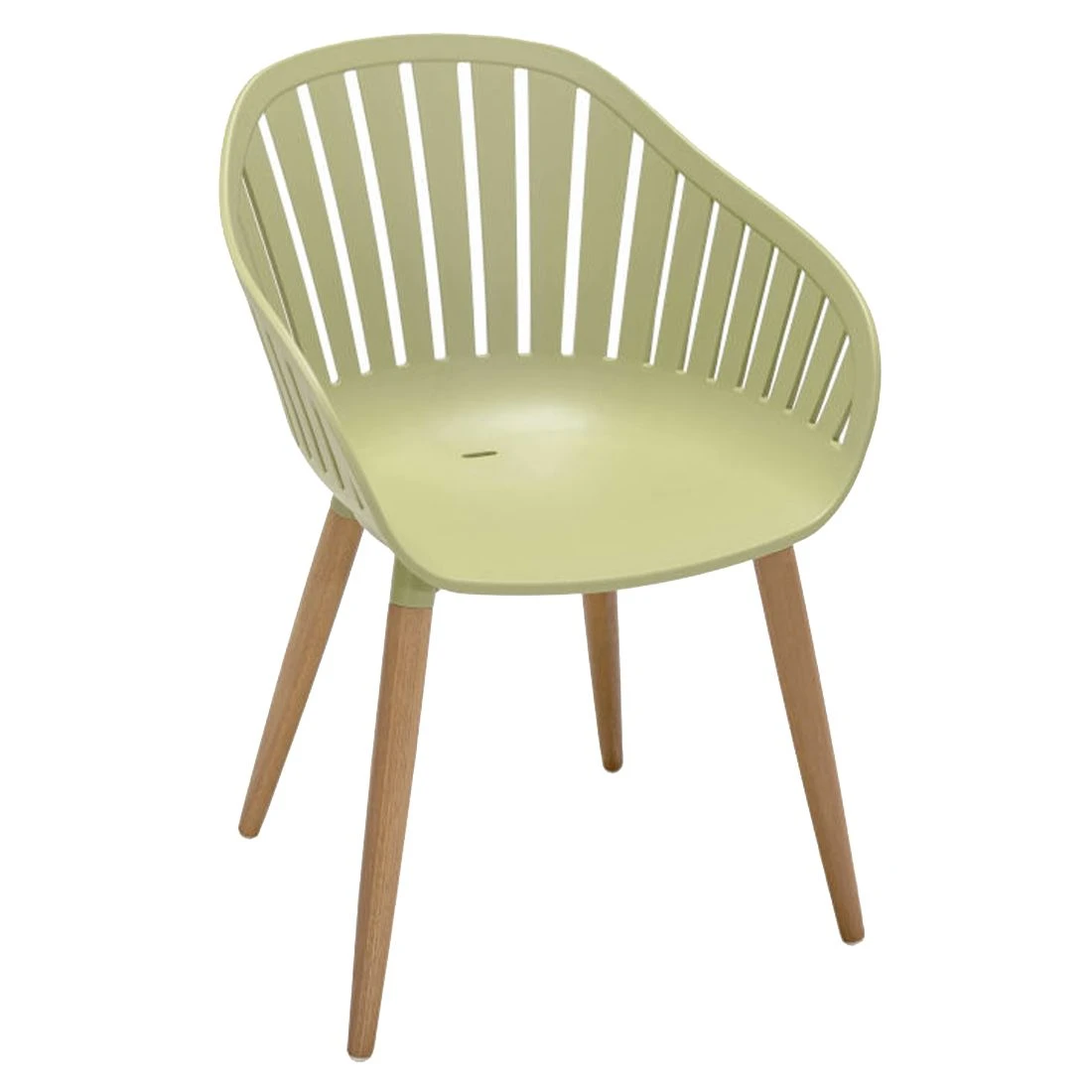 LifestyleGarden Nassau Gartensessel Eukalyptusholz/Kunststoff Teaklook/Salbeigrün 3 LifestyleGarden Nassau Gartensessel Eukalyptusholz/Kunststoff Teaklook/Salbeigrün