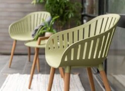 LifestyleGarden Nassau Gartensessel Eukalyptusholz/Kunststoff Teaklook/Salbeigrün 11 LifestyleGarden Nassau Gartensessel Eukalyptusholz/Kunststoff Teaklook/Salbeigrün -Garten Leben lifestylegarden nassau gartensessel eukalyptusholz kunststoff 1441146 3