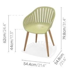 LifestyleGarden Nassau Gartensessel Eukalyptusholz/Kunststoff Teaklook/Salbeigrün 15 LifestyleGarden Nassau Gartensessel Eukalyptusholz/Kunststoff Teaklook/Salbeigrün -Garten Leben lifestylegarden nassau gartensessel eukalyptusholz kunststoff 1441146 7