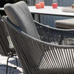 LifestyleGarden Opal Gartensessel Stahl/Rope Graphit/Roasted Sesame -Garten Leben lifestylegarden opal gartensessel stahl rope 1440827 7