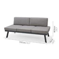 LifestyleGarden Opal Doppelliege Aluminium/Olefin Magnesium Grau/Roasted Sesame 13 LifestyleGarden Opal Doppelliege Aluminium/Olefin Magnesium Grau/Roasted Sesame -Garten Leben lifestylegarden opal loungeset aluminium olefin 1481967 6