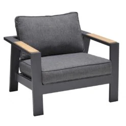 LifestyleGarden Palau Loungesessel Aluminium/Olefin Dunkelgrau 6 LifestyleGarden Palau Loungesessel Aluminium/Olefin Dunkelgrau -Garten Leben lifestylegarden palau loungesessel aluminium olefin dunkelgrau 1203997 2